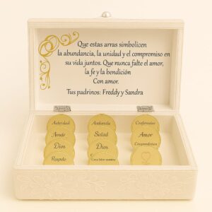 arras personalizadas para matrimonio