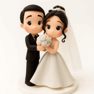 muñecos de novios para torta de boda