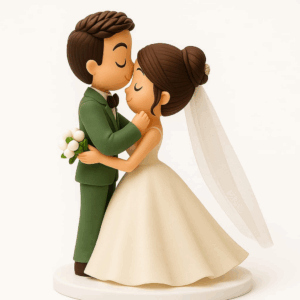 pareja de novios para torta de boda