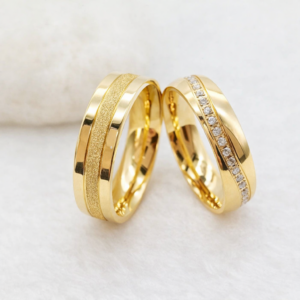 aros de boda en oro 18k